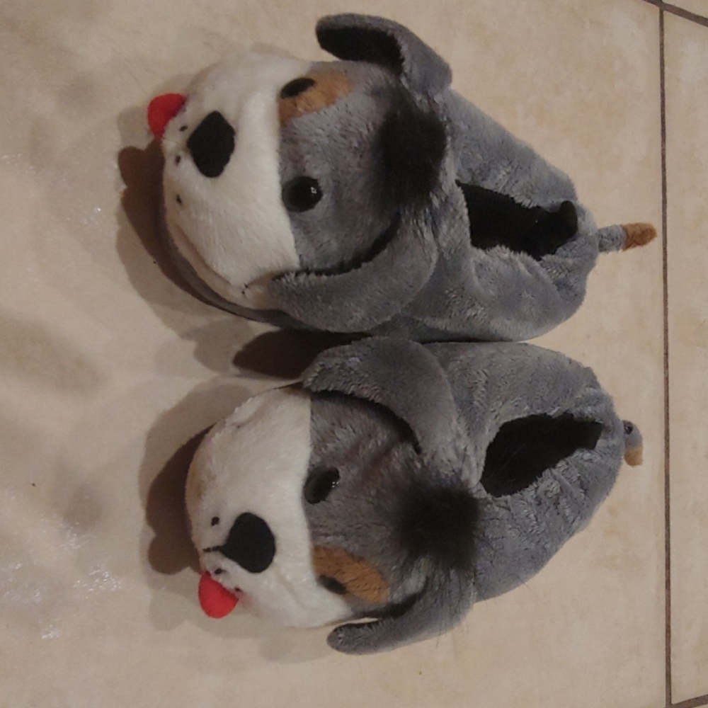 Childrens Place Puppy Slippers